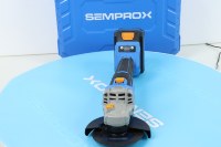 Meuleuse d'angle sans fil sans balais SEMPROX SBA2001 100/125 mm, outil électrique rechargeable au lithium pour la découpe et le meulage du métal