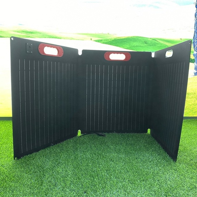 Outdoor Camping Portable Solar Panel Kit Charger 40w 60w 100w 150w 200w Folding Etfe Foldable Mono Solar PV Panel 150 Watt 18v