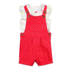 Ensemble de vêtements pour bébés, salopette pour garçons et filles, T-Shirt à manches courtes + pantalon à bretelles, en tissu de coton, vente en gros, été, 2020 - Product Image 4