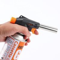 Chalumeau de soudage au butane coupe-vent pour extérieur, pistolet de pulvérisation, allume-feu pour restaurant, camping, barbecue, cuisinier, pâtisserie, allume-gaz de cuisine