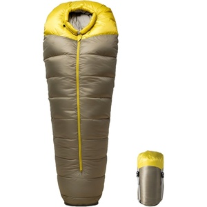 Sac de couchage en duvet pour camping, type momie, léger, <span class=keywords><strong>avec</strong></span> cordon de serrage, protection anti-accroc pour la fermeture éclair, espace spacieux pour les pieds - Product Image 1