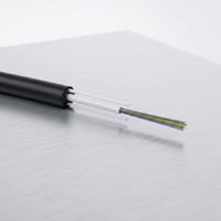 Câble à fibre optique extérieur GYFXTY 2-12 fibres, résistant au gel, monomode G652D, autoportant diélectrique, non métallique, aérien, Russie CIS FTTH