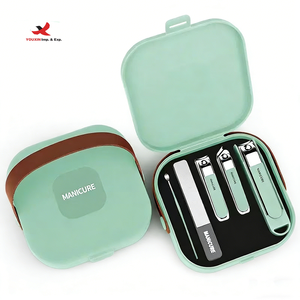 Juego de Herramientas Profesionales de Manicura y Pedicura para Bebés 5 en 1, Cortaúñas de Acero Inoxidable, Caja de Plástico - Product Image 2