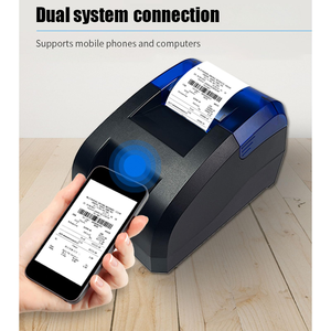 เครื่องพิมพ์ความร้อนแบบพกพาขนาด 58 มม. พร้อม/Wi-Fi สำหรับพิมพ์ใบเสร็จและบาร์โค้ด-มีสินค้าในสต็อก - Product Image 5