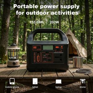 Système de stockage d'énergie professionnel <span class=keywords><strong>rechargeable</strong></span> LiFePO4 200W-2000W, station d'alimentation solaire et automobile, onduleur à onde sinusoïdale modifiée - Product Image 3