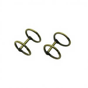 YIWANG gros fer métal Bronze couleur 2 anneaux de reliure calendrier anneaux - Product Image 1