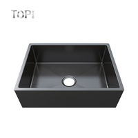 Lavabo de salle de bain moderne en acier inoxydable peint à la main, forme rectangulaire, finition brossée, installation sur le dessus en option
