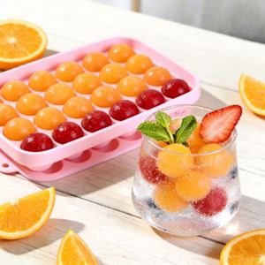 Molde de Silicona Flexible de Grado Alimenticio Ecológico con 25 Compartimentos para Cubitos de Hielo, Fácil de Desmoldar, Forma de Disco de Hockey sobre Hielo para Whisky, Personalizable - Product Image 5