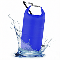 Sac étanche enroulable, sacs étanches pour le dos, sac étanche de 5L pour la randonnée, la natation, la plage, le kayak
