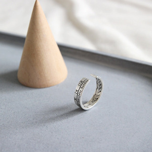 Vintage Thai <strong>Silver</strong> Roman Numeral Week Adjustable Open <strong>Ring</strong> for <strong>Men</strong> and Women Week Days Roman Numerals <strong>Silver</strong> <strong>Ring</strong> - Product Image 3