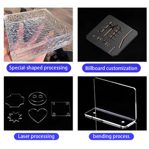 <span class=keywords><strong>100%</strong></span> バージンPMMAレーザーカットキャストアクリルシート防水透明耐久性 - Product Image 6