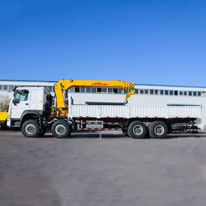 รถบรรทุก SINOTRUK HOWO 8x4 พร้อมเครน 10 ตัน เกียร์ดีเซล ยูโร 2 รถยกหนัก สำหรับกู้ภัยฉุกเฉินข้างทาง - Product Image 4