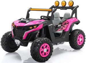 Vehículo Eléctrico con Control Remoto para Padres, Diseño Genial, Todoterreno, UTV de Gran Tamaño, Luces Traseras <span class=keywords><strong>MP4</strong></span>, Pintura en Aerosol, Plástico Resistente - Product Image 6