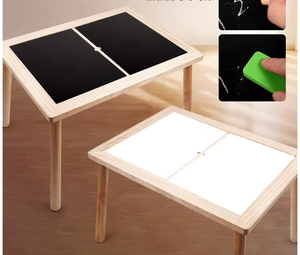 Mesa de Actividades Sensoriales para Niños, Muebles Montessori, Mesa Infantil de Madera con Contenedores, Mesas de Juego y Estudio para Niños con Almacenamiento - Product Image 4