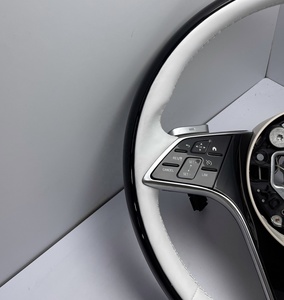 Volante de Cuero de Lujo para Mercedes <span class=keywords><strong>AMG</strong></span> W223 W213 W206 W222 GLC X253 C253 CLA W117, Agarre Deportivo Personalizado - Product Image 3