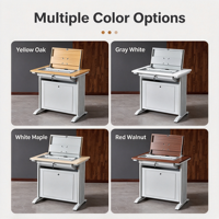 Bureau d'ordinateur escamotable, table de formation, bureau simple et double pour étudiants, pour salle de classe et laboratoire informatique, table d'ordinateur rabattable
