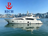 Yacht privé d'occasion Well Hey Sea 108, grue de levage pour jet ski, zone de jet ski à l'étrave, idéal pour les événements professionnels