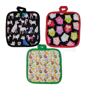 حصيرة للمطبخ مخصصة للشواء والحفلات وللحفلات الباربيكيو بأشكال صناعية حامل وعاء قطني بأقفال مصمم للعمل على الطبخ والخبز ومقاوم للحرارة - Product Image 1