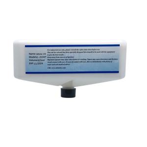 IR-252WT 1.2L White Pigment <b>Ink</b> Compatible for Domino A100 A200 A300 CIJ Inkjet Printer - Product Image 1