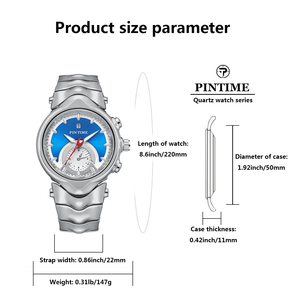 Mới thiết kế độc đáo nóng bán Chronograph cổ tay đồng hồ nam sang trọng thời trang Y2K Đồng hồ Mens thạch anh Đồng hồ cho nam giới Montre Pour hommes - Product Image 6