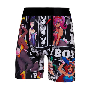 Custom Logo Men <strong>Boxer</strong> Shorts Breathable Mid-Rise Printed Polyester <strong>Boxers</strong> - Product Image 4