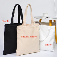Emballage imprimable en gros petit grand sac fourre-tout en toile de coton sacs fourre-tout en toile personnalisés avec logo imprimé personnalisé