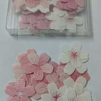 Papier gaufrier comestible fleurs Sakura rose fleurs de cerisier papier de riz pour la décoration de gâteau d'anniversaire de fête