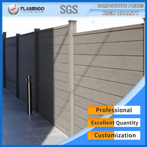 Mẫu miễn phí Dễ dàng cài đặt thiết kế hiện đại <span class=keywords><strong>Hide</strong></span> khung WPC hàng rào cho bảng điều khiển ngoài trời - Product Image 6