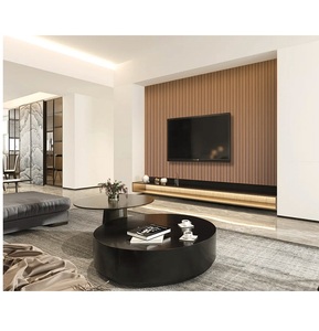 Paneles Decorativos Acanalados de Estilo Madera MDF de 18 mm, Revestimiento de Pared Interior de Primera Calidad para Arquitectura y Espacios de Diseño - Product Image 2