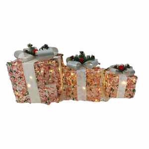 Boîte cadeau de Noël Led décoration lumière éclairage de Noël décoration vacances petite veilleuse lampe décorative - Product Image 1