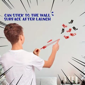 1 pièce Lanceur de doigts Ninja amusant, Jouet de décompression extensible pour enfants, Idéal pour les cadeaux de fête d'anniversaire et le remplissage de piñata - Product Image 2