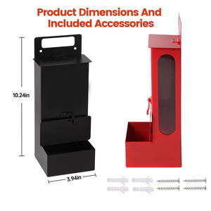 Mangeoire automatique pour poulets JH-Mech, en forme de <span class=keywords><strong>coquille</strong></span> d'huître, avec indicateur de niveau d'alimentation, résistante aux intempéries, robuste - Product Image 3