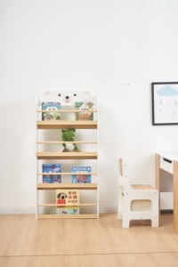 Libreria in Legno <span class=keywords><strong>per</strong></span> Bambini Toffy & Friends, Scaffale <span class=keywords><strong>per</strong></span> Riviste, Colore Unico - Product Image 3