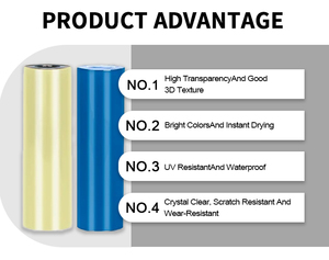 UV phim cho ánh sáng chuyển màu trên nền tối màu sắc tươi sáng và rắn đầu ra hoàn hảo cho phức tạp và chi tiết thiết kế logo - Product Image 2