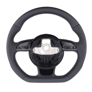 Pour Audi R8 carbone fond plat volant mise à niveau volant adapté pour Audi TT TTS TTRS R8 V8 <span class=keywords><strong>V10</strong></span> 2008-2019 - Product Image 2