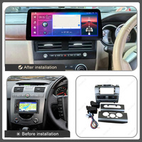 Aijia Factory Iron Gray 2005-2010 pour Nissan Tiida Carplay Stereo Harness 12.3IN Manual AC/Auto Mask Frame Canbus Cable