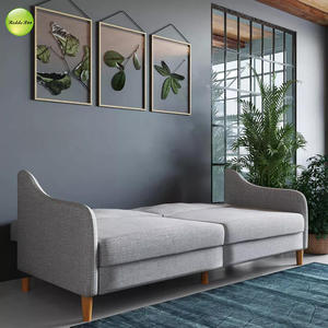 Sofá de 2 plazas barato para sala de estar, sofá futón plegable para apartamento pequeño, sofá cama de tela minimalista, de dos plazas sofá cama, sofá B02 - Product Image 6