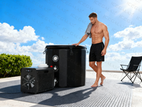 AirCore C Mini Lite, Baignoire Gonflable + Refroidisseur Mini Lite |   Étanchéité IPX5 pour une utilisation en extérieur |   Bain de glace