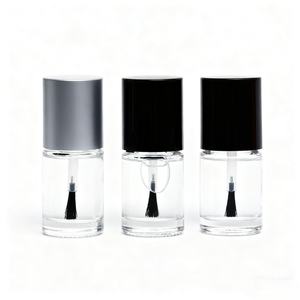 Conception de logo personnalisé, flacon de vernis à ongles miniature en verre vide de 5 ml, 10 ml, 15 ml avec pinceau - Product Image 1