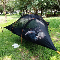 Anti-Moskito-Schaukel Schlaf Hängematte Bett Hängematte Dreieck Baum Zelt Große Camping Hängematte