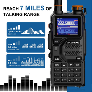 Walkie Talkie Baofeng K5 Plus 10W VHF UHF Banda Aérea Receptor Transmisor Tono 1750 PTT Radioaficionado FM de Largo Alcance - Product Image 2