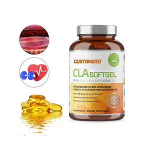 Private Label Lean Muscle Cla Supplements Weigh Loss CLA L Carnitine Capsules CLA Safflower Oil Softgel