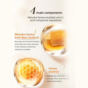 Shampoo nourrissant anti-pelliculaire à l'acide aminé organique au miel, à la kératine hydrolysée, fabriqué par le fabricant OEM - Product Image 5