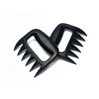 Outil de déchiquetage de viande Griller avec griffes d'ours Griffes de déchiquetage en plastique pour accessoires de fumeur de viande