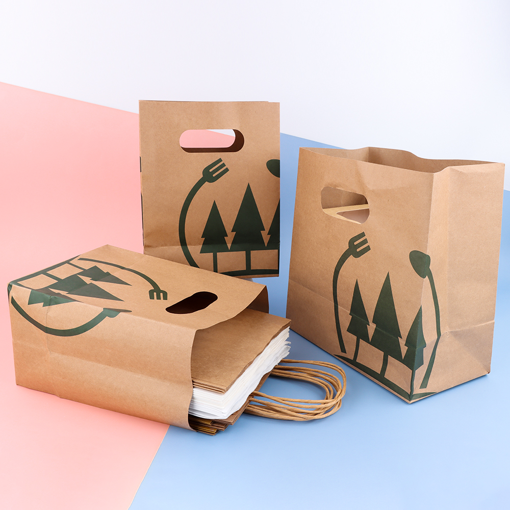 High Quality Custom Printed Luxury Party Gift Packaging Ribbon Handle Glossy Finish Recyclable Shopping Paper Bag