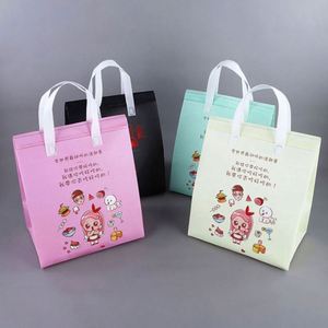 Bolsa Térmica Personalizada para Bebidas, Bolsa de Transporte con Aislamiento de Película de Aluminio, Bolsa Refrigerante de Tela No Tejida para Entrega de Comida Rápida - Product Image 5
