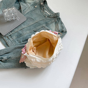 Summer Fashion Women's Designer <b>Handbag</b> Single Shoulder Underarm Bag Solid Color Folded Main Sac for Femmes for Autumn - Product Image 5