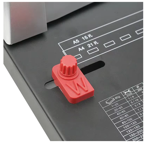 Machine à relier manuelle à anneaux en caoutchouc, 21 trous, pour documents de contrat, documents d'appel d'offres, documents d'archives - Product Image 4