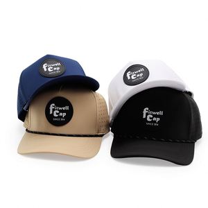 Gorras Impermeables de 5 Paneles con Logotipo Personalizado para Hombre, Gorra de Béisbol Trucker de Alto Rendimiento con Bordado Perforado por Láser - Product Image 4
