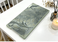 Plateau de table basse moderne en marbre naturel jaune veiné, garantie 1 an pour hôtels et vanités, quartz artificiel